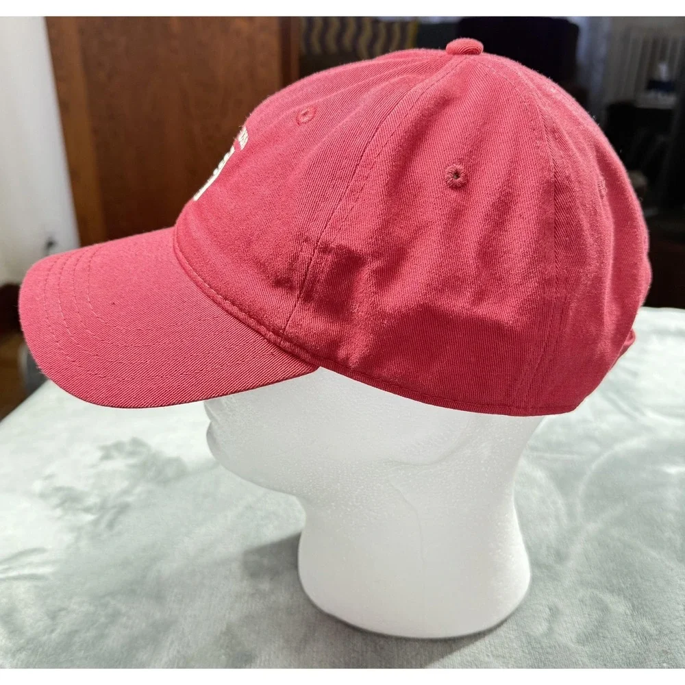 Edinburgh USA Hat Cap Strap Back Mens One Size Red Pukka Golf Dad Hat Logo